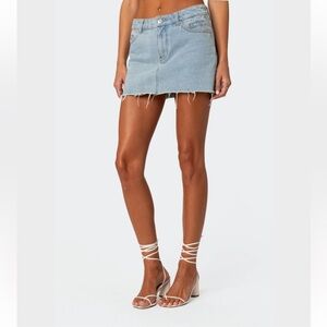 NWT Denim Mini Skirt
